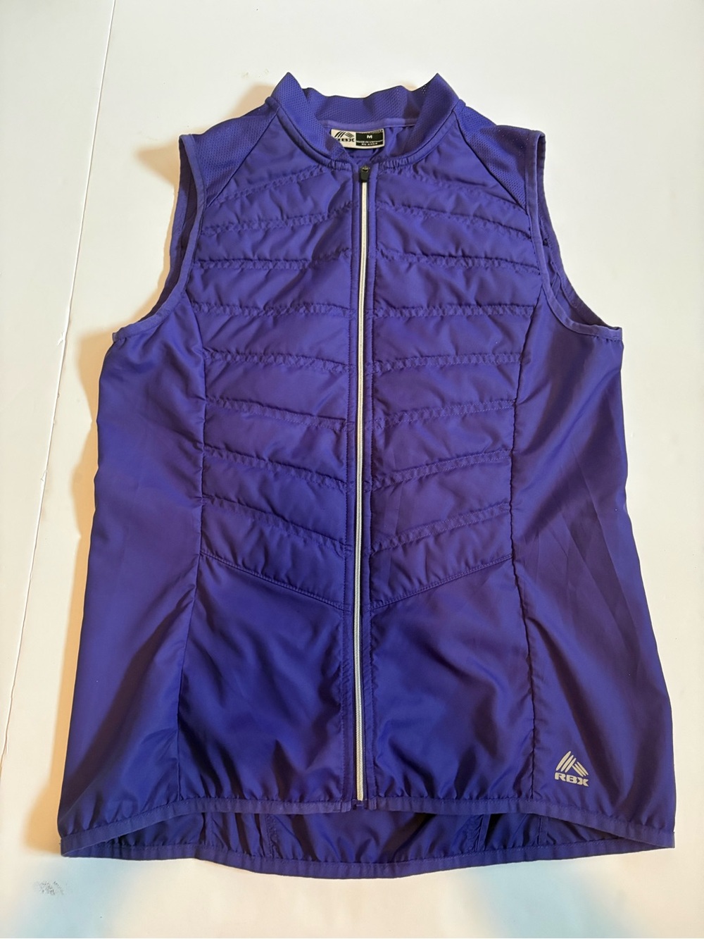 RBX Purple Quilted Lightweight Athletic Vest women’s Sz M, fits smaller. - Picture 6 of 11